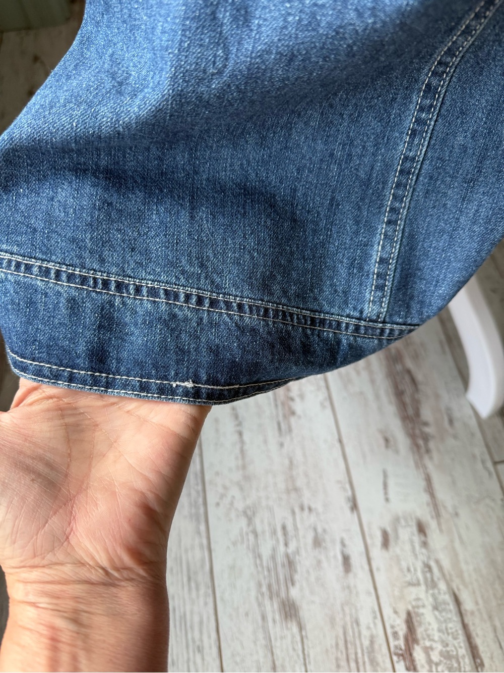 Ivy City Co Denim Skirt in denim NWOT - Picture 5 of 5